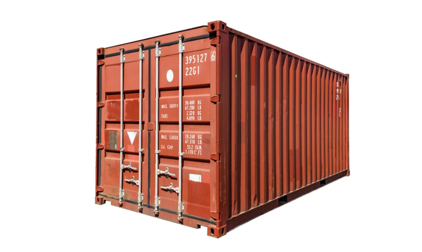 "20ft B grade used shipping container – cargo worthy condition"